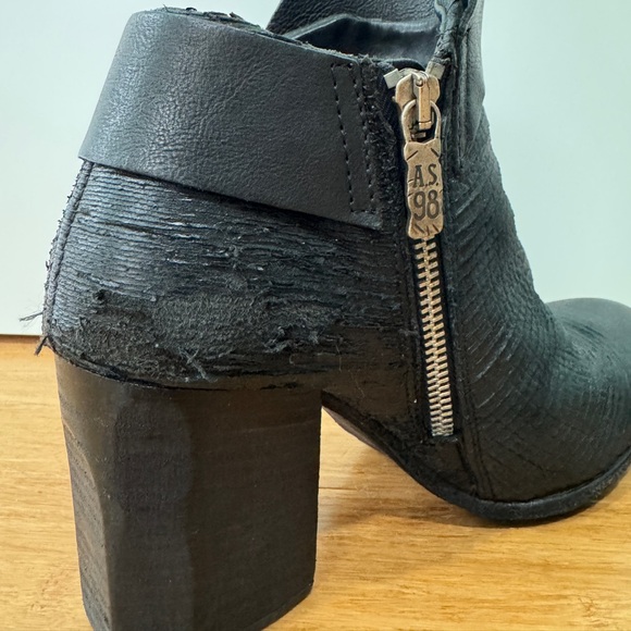 A.S.98 chunky heel Bootie Sz 36 - Picture 7 of 9